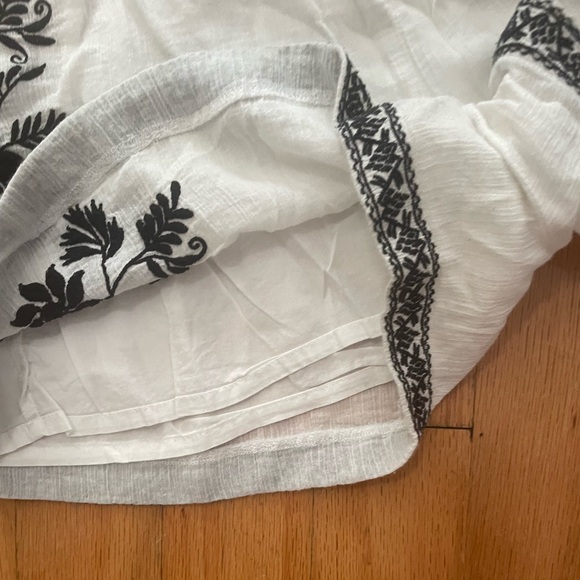 J. Crew Cream Shorts with Black Embroidery - Picture 5 of 5